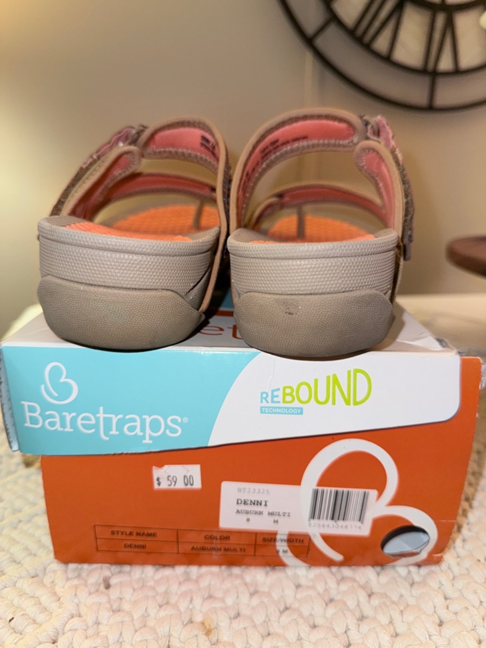 BareTraps Women Auburn color Sandals